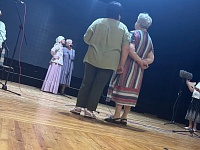 Съёмочный процесс в рамках  фестиваля  «Александровская крепость»
